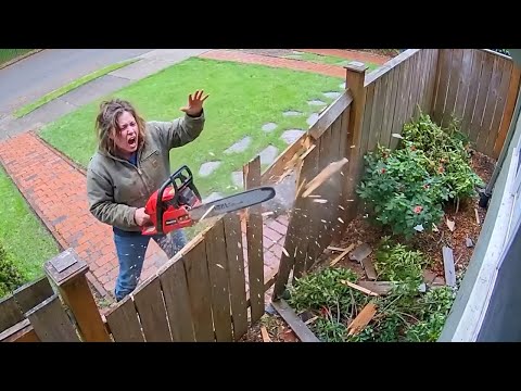 Worst Neighbors from Hell Caught on Camera