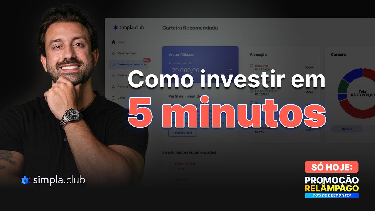 Como investir bem em 5 minutos (do zero) com Simpla Club