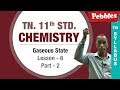 TN 11th Std Chemistry Gaseous State Lesson 06 New Syllabus 2018 Part 02