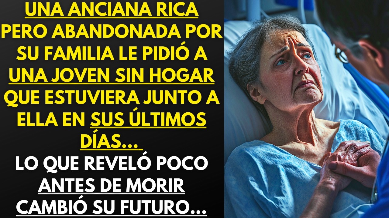 UNA ANCIANA SOLITARIA LE PIDIÓ A UNA JOVEN SIN HOGAR QUE ESTUVIERA CON ELLA EN SUS ÚLTIMOS DÍAS…