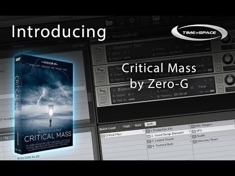 Zero-G Critical Mass Audioscapes sample library