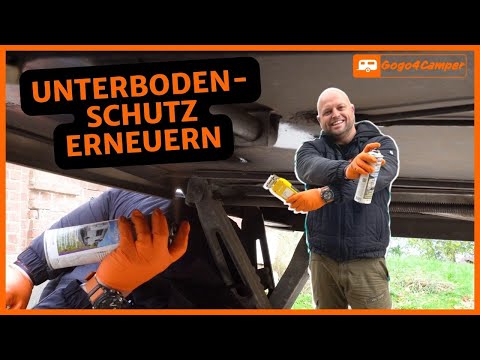 Unterbodenschutz am Wohnwagen / Wohnmobil erneuern und Schäden am Unterboden beseitigen | So geht’s