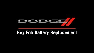 Key Fob Battery Replacement | How To | 2021 Dodge Durango