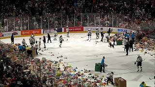 Hershey Bears sammeln bei Teddy-Bear-Toss 81.796 Plüschtiere für lokale Hilfsorganisationen