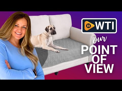 Ameritex Waterproof Dog Bed Cover Pet Blanket for Furniture Bed Couch Sofa Reversible 30x70 Inch (Pack of 1) Grey+dark Grey - WTI product video review