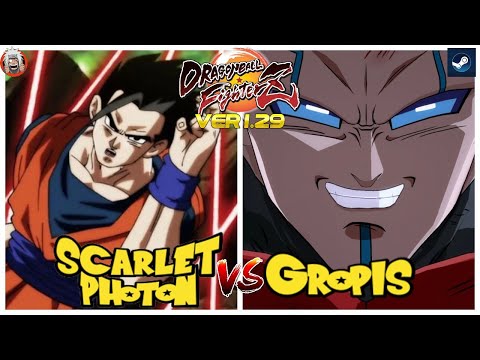 DBFZ Scarlet Photon vs Gropis -  increibles peleas! - Ver 1.29