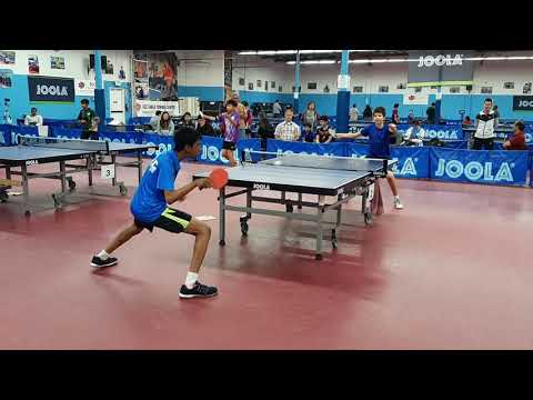 Junior Boys Semi-Final: Ashwin (2294) vs Aziz (2239) at ICC Joola Winter Open on 2019-11-8
