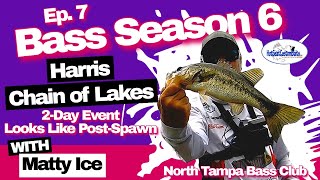Harris Chain Bass Fishing Tournament 2-Day Event Looks Like They Are In The Post Spawn