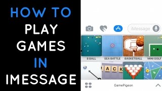 How to play games on Imessage | Game pigeon APP