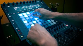 Video thumbnail for Live Techno Set #1 - Ableton Push, FaderFox MX12 by Gauthier M