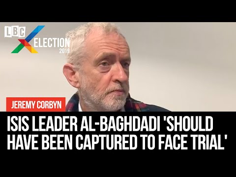 Jeremy Corbyn: Isis leader al-Baghdadi 'should have been captured to face trial'