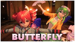 Cover art for 【Gumi SV】Butterfly ft. Kasane Teto AI【SynthVカバー】