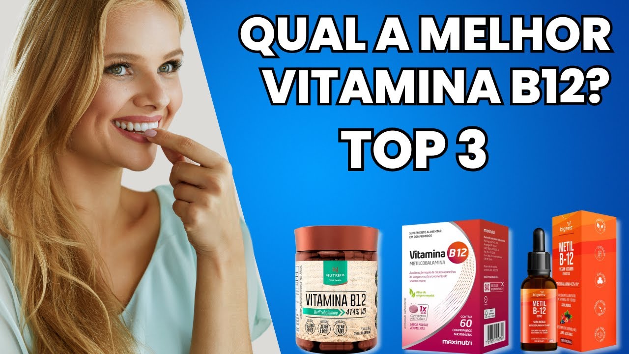 Miniatura da avaliação em vídeo de Vitamina B12 Vitafor em Gotas 20ml Sabor Menta