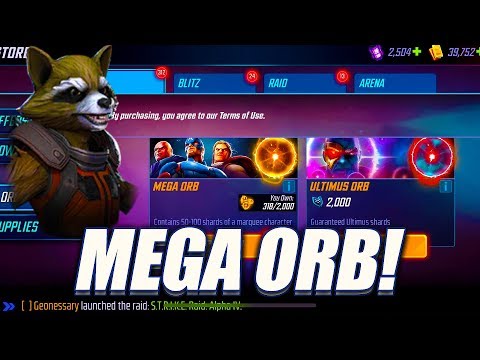 EPIC MEGA ORB OPENING! - Marvel Strike Force