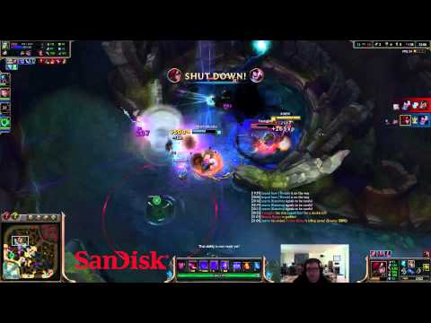 Scarra's 3 Second Katarina Quadra Kill