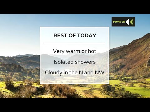 Sunday afternoon forecast 18/07/21
