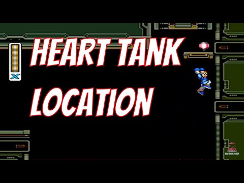 Spark Mandrill Heart Tank Location - Megaman X Guide