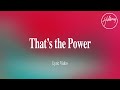 That's The Power (Studio)