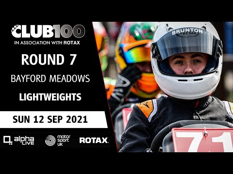 Club100 - Lightweight Sprint Championship 2021, Rd.7 (Bayford Meadows)