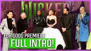 Wicked : Première new-yorkaise de For Good - Introduction complète avec Jon Chu, Ariana Grande et...