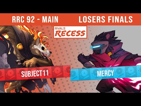 RRC 92 - Main - Losers Finals - Subject11 (Forsburn) vs Mercy (Clairen)