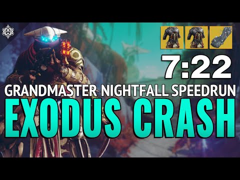 Grandmaster Nightfall Speedrun: Exodus Crash (7:22) w/ Platinum