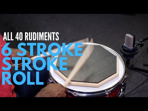 How To Play Six Stroke Roll - Drum Rudiment Lesson
