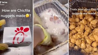 Chick-fil-A worker reveals how nuggets are made in viral TikTok video