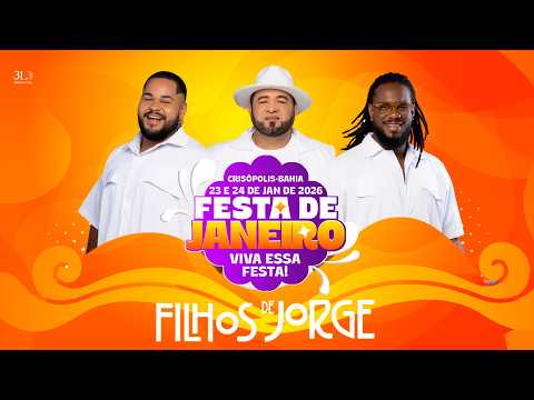 Filhos de Jorge ao vivo | Crisopolis, Ba #axemusic