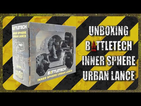 Unboxing Battletech Inner Sphere Urban Lance : TTM Ep025