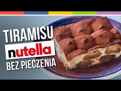 Szybkie ciasto bez pieczenia - TIRAMISU i NUTELLA - Sprytne babki