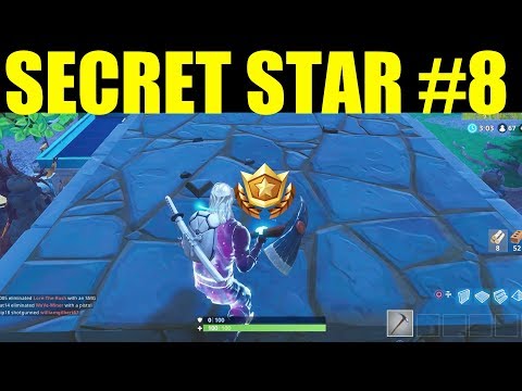 Secret Week 8 Battlestar location! (Road Trip #8) Fortnite Battle Royale Week 8 Challenges