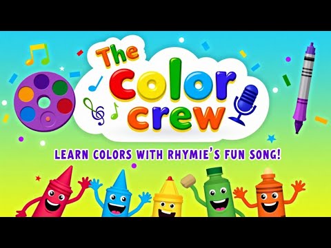 The Color Crew | Learn Colors with Rhymie’s Fun Song for Kids