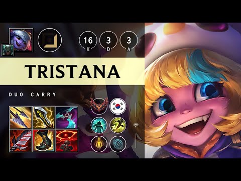 Tristana ADC vs Ezreal - KR Grandmaster Patch 25.13