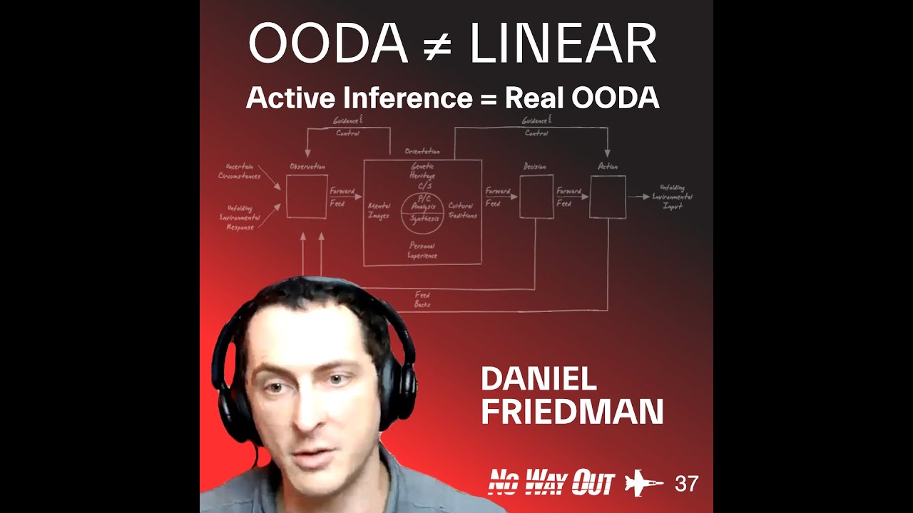 Bridging the OODA Loop w/ Active Inference & The Free Energy Principle w/ Daniel Friedman, PhD #ooda