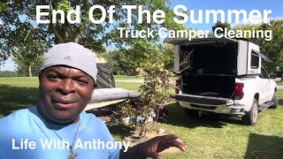 Life With Anthony | End Of The Summer Truck Camper Cleaning
