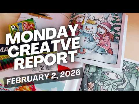 Monday Creative Report #4 | Uncoloured Books, Palette Bundle Covers & Weekly Coloring Plans