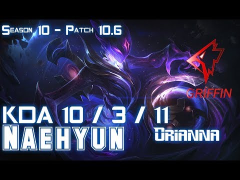 GRF Naehyun ORIANNA vs SYLAS Mid - Patch 10.6 KR Ranked