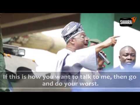 Video: Gov Ajimobi of Oyo State vs a “generation of mannerless students”