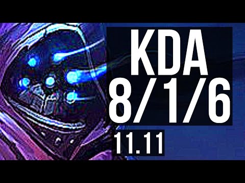 JAX vs FIDDLESTICKS (JUNGLE) | 3.0M mastery, 8/1/6, 500+ games, Godlike | KR Master | v11.11