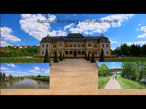 Die schönsten Radtouren in Bayern / Würzburg - Veitshöchheim...Schlosspark und tolle Biergärten
