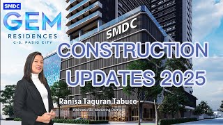 SMDC Gem Residences C5,Pasig City Construction Update 2025