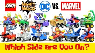 LEGO® Marvel v DC Comics Super Heroes Mighty Micros w/ Batman Iron Man Superman & Spider-man