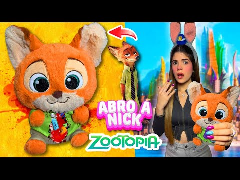 I opened a giant Zootopia plushie (NICK🦊) and discovered he's in love🐰 | Ani Cat😻
