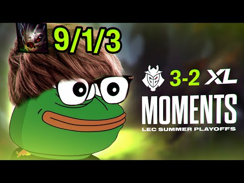 YEP KOG | LEC Summer Playoffs Moments vs XL