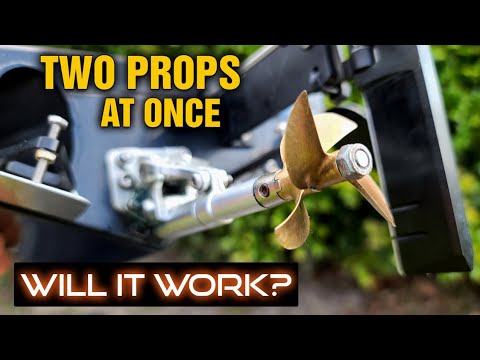 Testing Two Propellers at Once, 4 Blade Prop Testing Sonicwake V2
