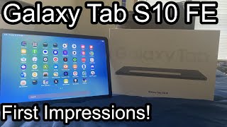 Galaxy Tab S10 FE First Impressions in Late 2025!