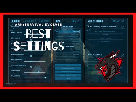 Ark Survival Evolved: BEST Singleplayer/Server Settings 2020 (German)