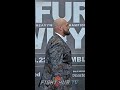 FURY FORCED TO STARE DOWN POSTER OF DILLIAN WHYTE AS WHYTE NO SHOWS FOR PRESS CONFERENCE!