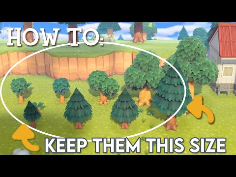 How to STOP Trees from Growing - Animal Crossing New Horizons